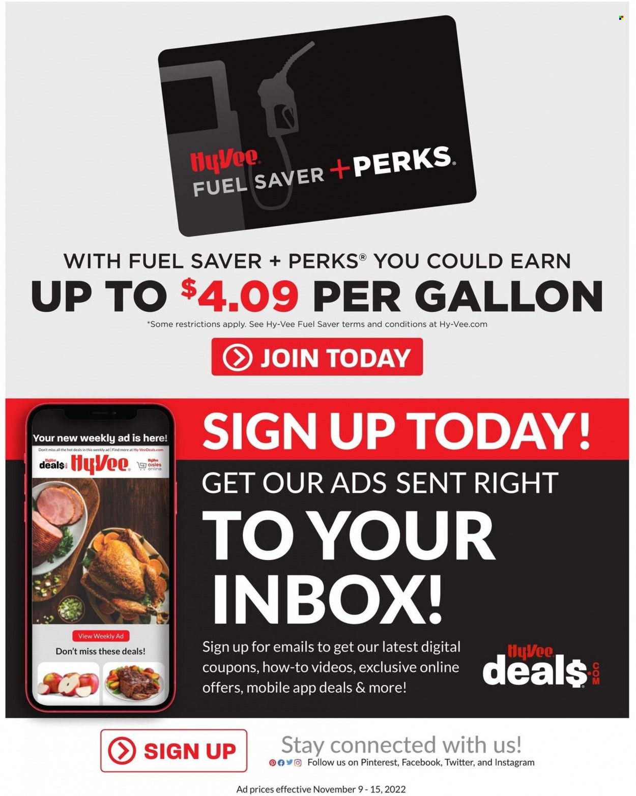 Hy-Vee (IA) Weekly Ad Flyer Specials November 9 to November 15, 2022