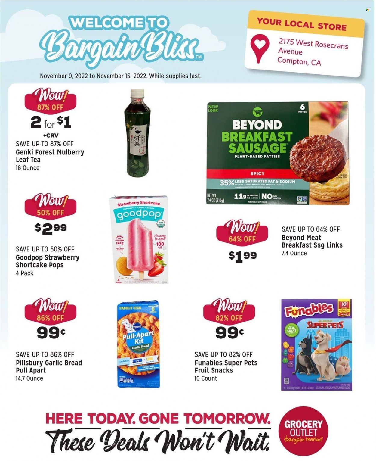 Grocery Outlet (CA, ID, OR, PA, WA) Weekly Ad Flyer Specials November 9 to November 15, 2022