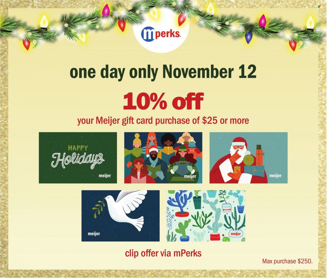 Meijer (IL, IN, KY, MI, OH, WI) Weekly Ad Flyer Specials November 10 to November 12, 2022