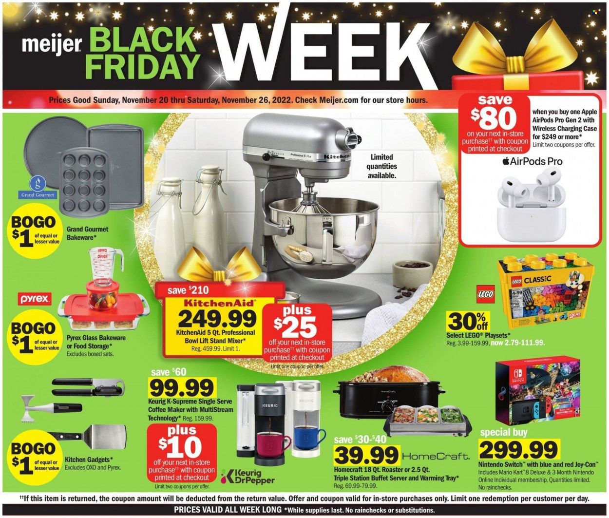 Meijer (IL, IN, KY, MI, OH, WI) Weekly Ad Flyer Specials November 20 to November 26, 2022