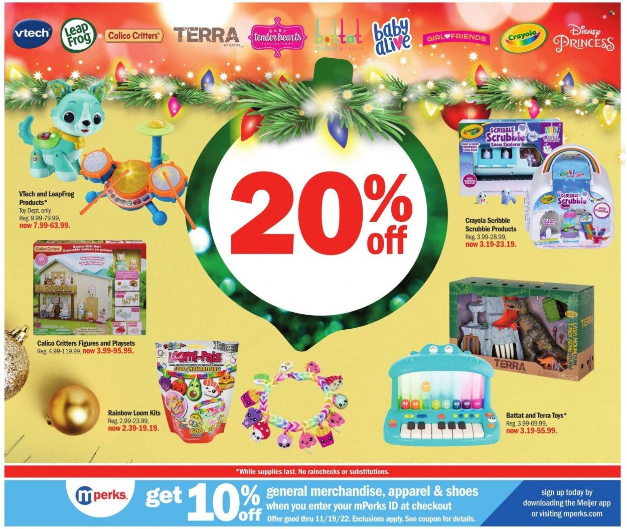 Meijer (IL, IN, KY, MI, OH, WI) Weekly Ad Flyer Specials November 13 to November 19, 2022