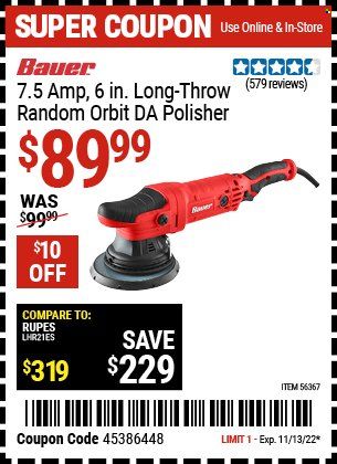 Harbor Freight Weekly Ad Flyer Specials November 11 to November 13, 2022