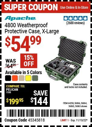 Harbor Freight Weekly Ad Flyer Specials November 11 to November 13, 2022