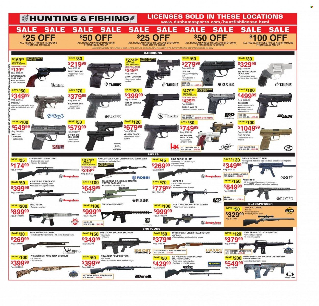 Dunham's Sports (MI, PA, WI) Weekly Ad Flyer Specials November 12 to November 17, 2022