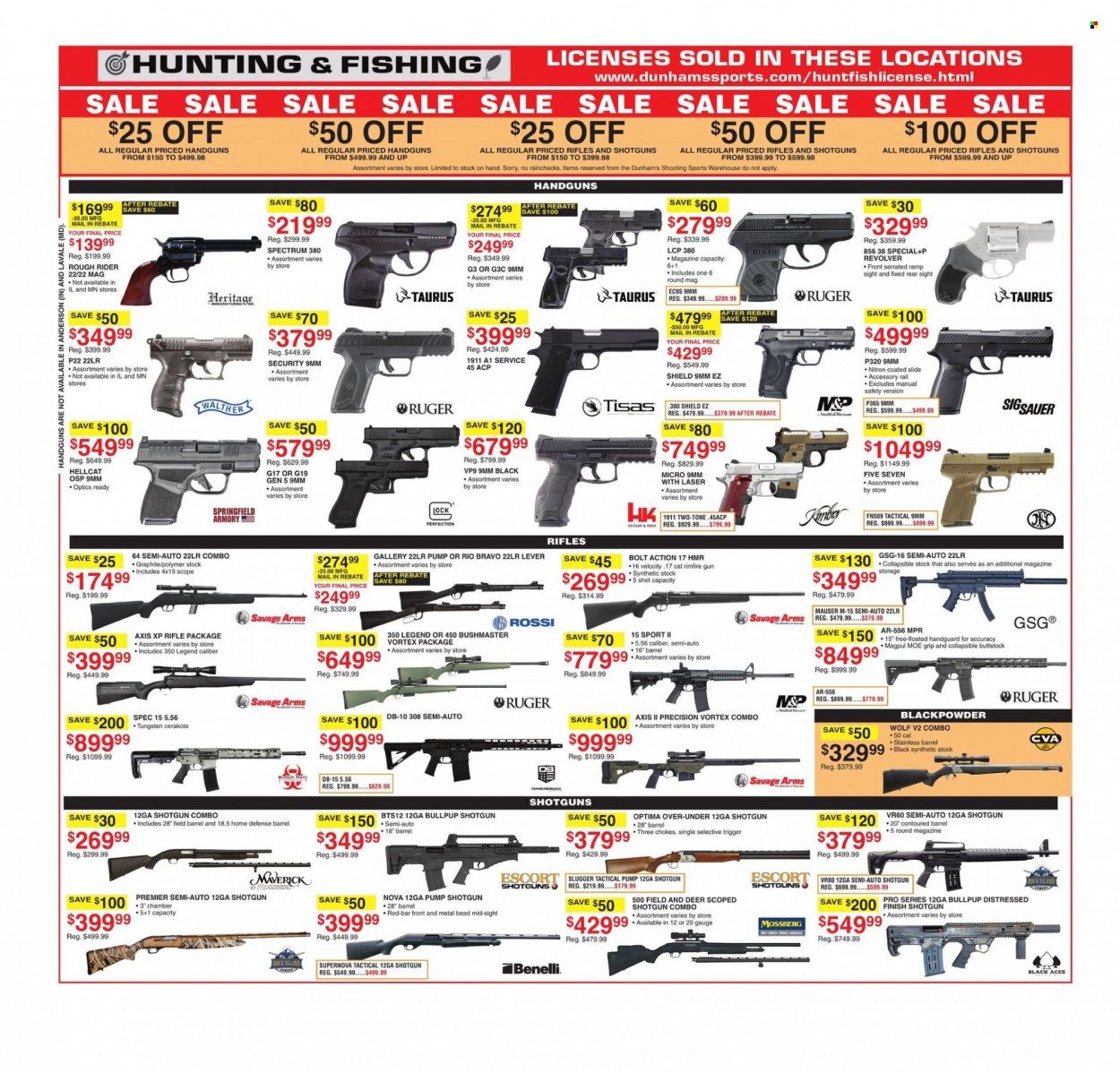 Dunham's Sports (MI) Weekly Ad Flyer Specials November 12 to November 17, 2022