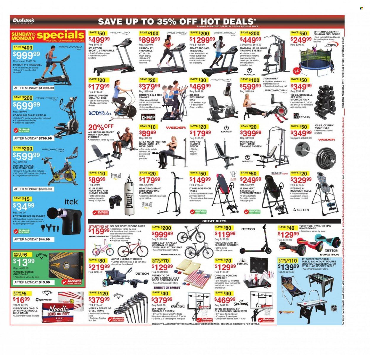 Dunham's Sports (WI) Weekly Ad Flyer Specials November 12 to November 17, 2022