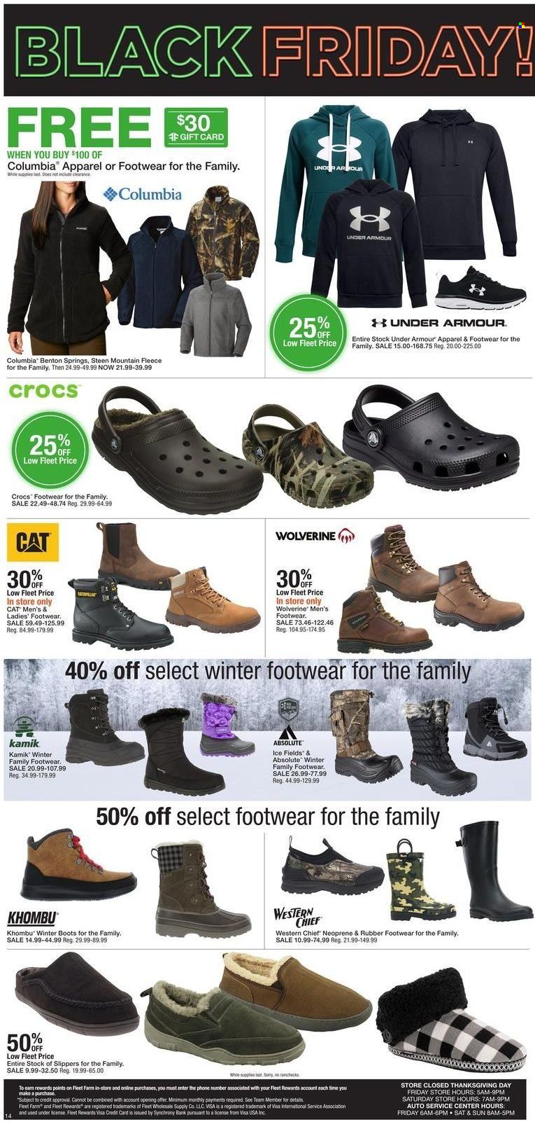 Fleet Farm (IA, MN, ND, WI) Weekly Ad Flyer Specials November 23 to November 26, 2022