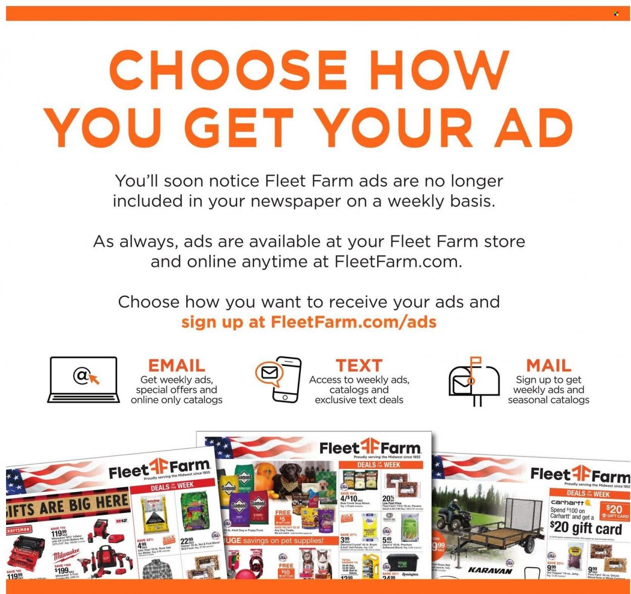 Fleet Farm (IA, MN, ND, WI) Weekly Ad Flyer Specials November 23 to November 26, 2022