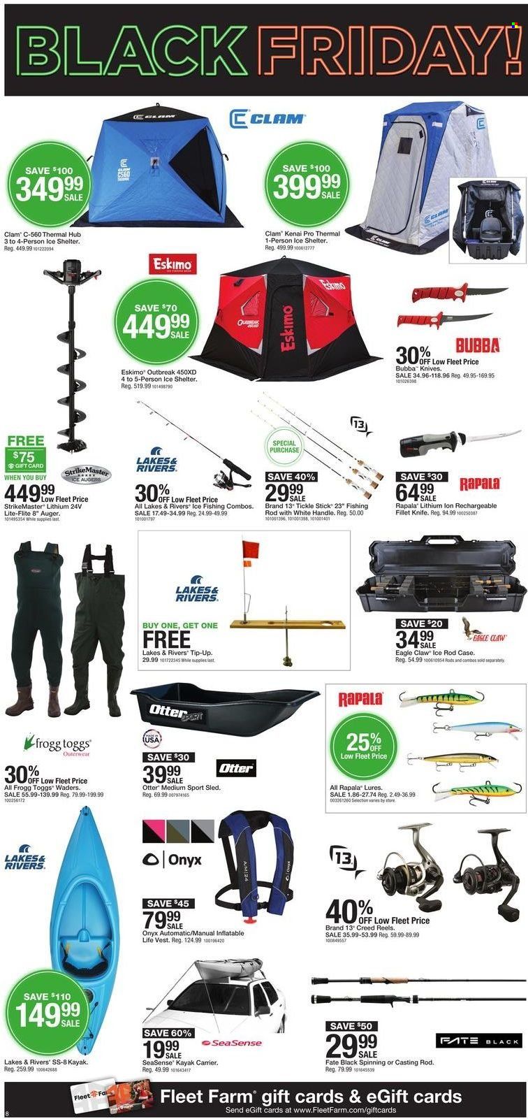 Fleet Farm (IA, MN, ND, WI) Weekly Ad Flyer Specials November 23 to November 26, 2022