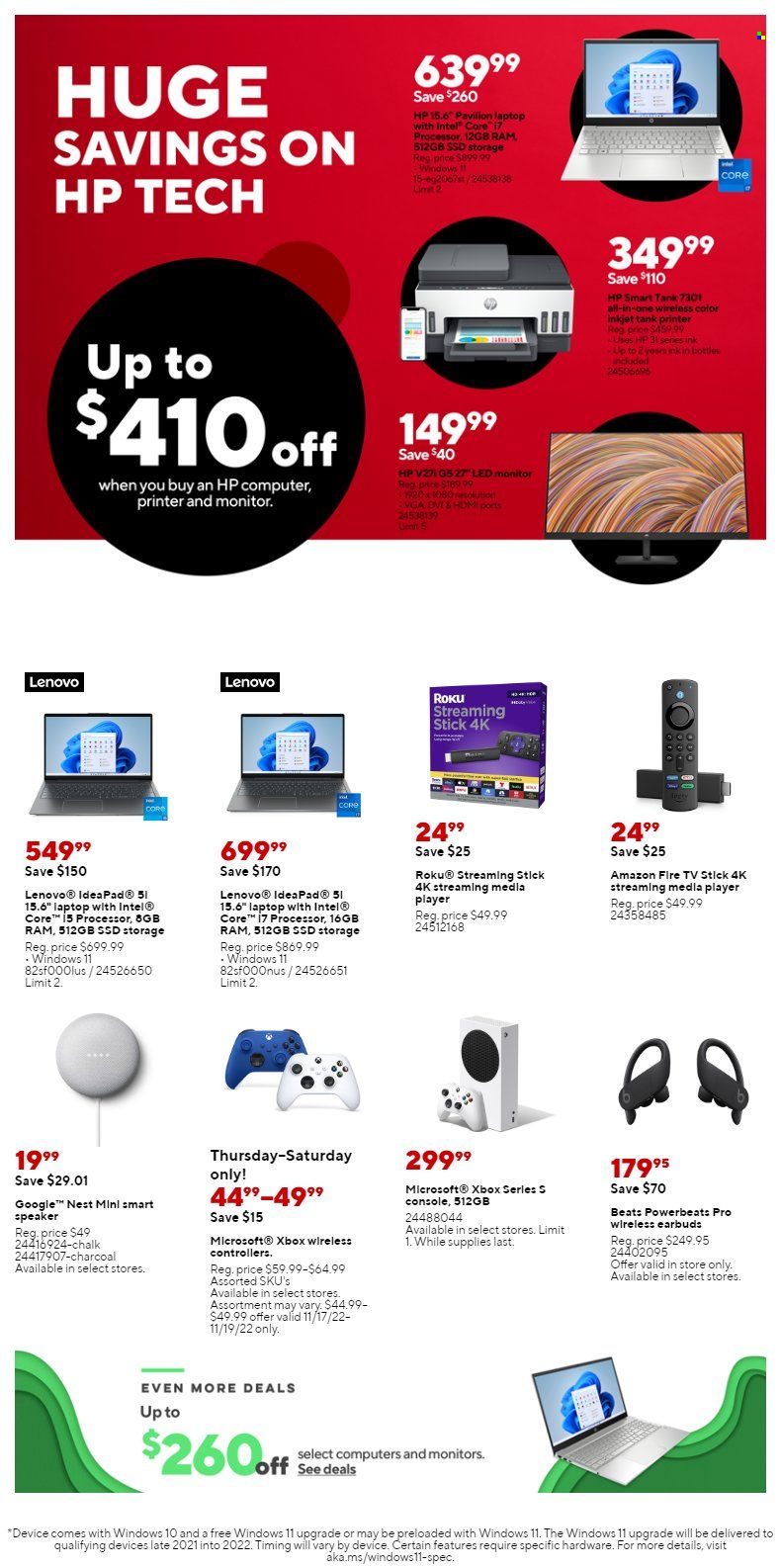 Staples Weekly Ad Flyer Specials November 13 to November 19, 2022