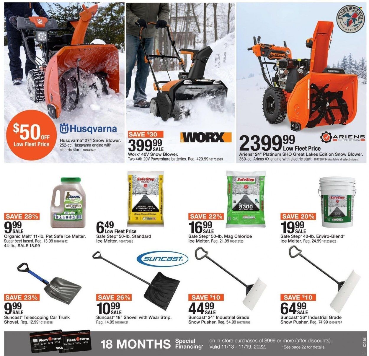 Fleet Farm (IA, MN, ND, WI) Weekly Ad Flyer Specials November 11 to November 19, 2022