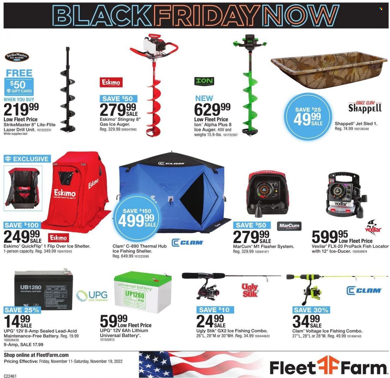 Fleet Farm (IA, MN, ND, WI) Weekly Ad Flyer Specials November 11 to November 19, 2022