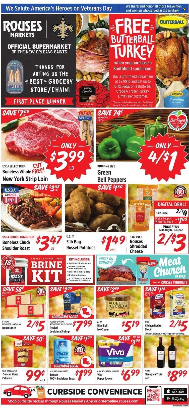 Rouses Markets (AL, LA, MS) Weekly Ad Flyer Specials November 9 to November 16, 2022
