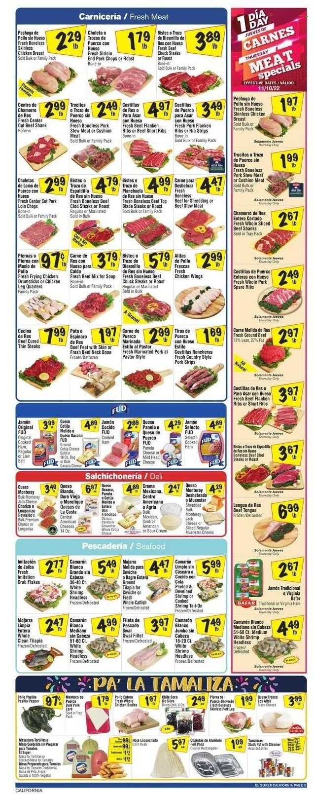 El Super (CA, NM, NV, TX) Weekly Ad Flyer Specials November 9 to November 15, 2022