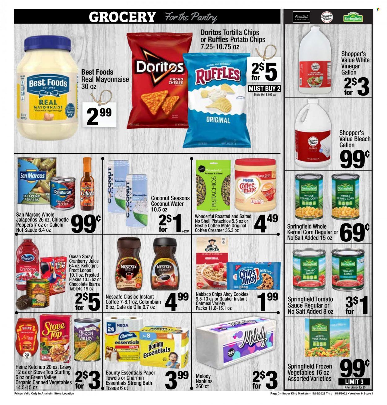 Super King Markets (CA) Weekly Ad Flyer Specials November 9 to November 15, 2022