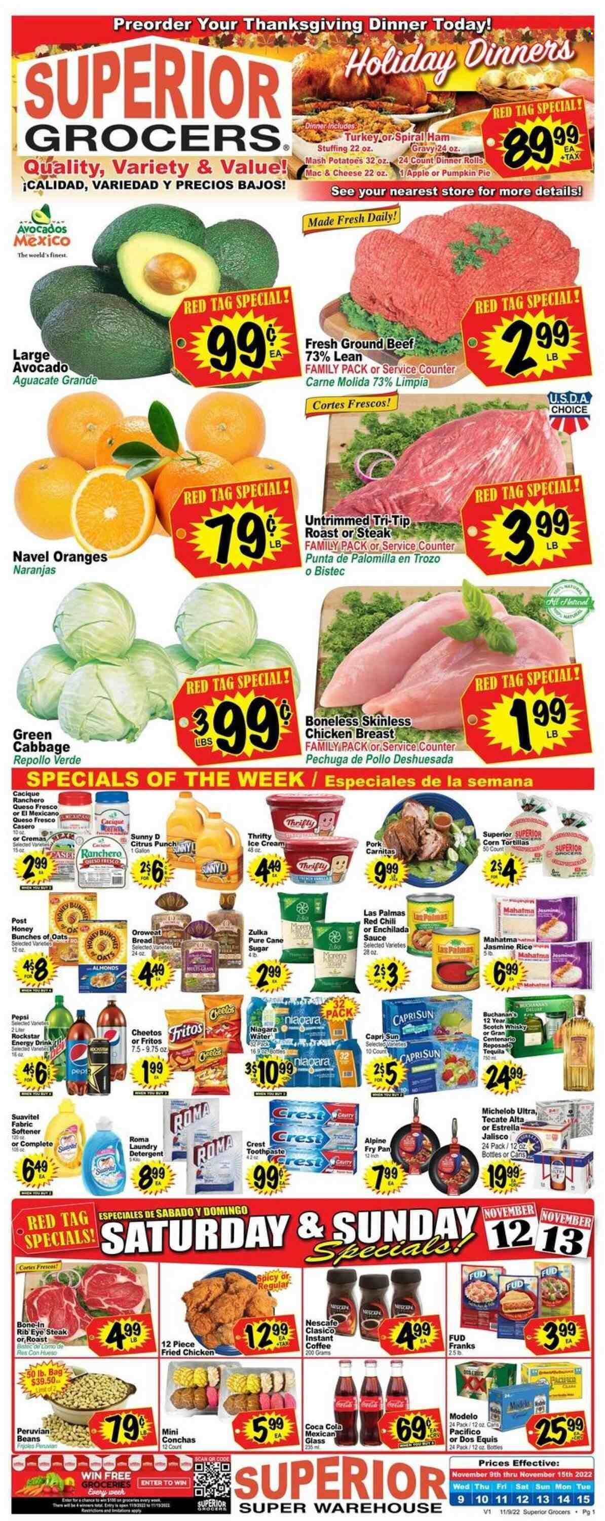 Superior Grocers (CA) Weekly Ad Flyer Specials November 9 to November 15, 2022