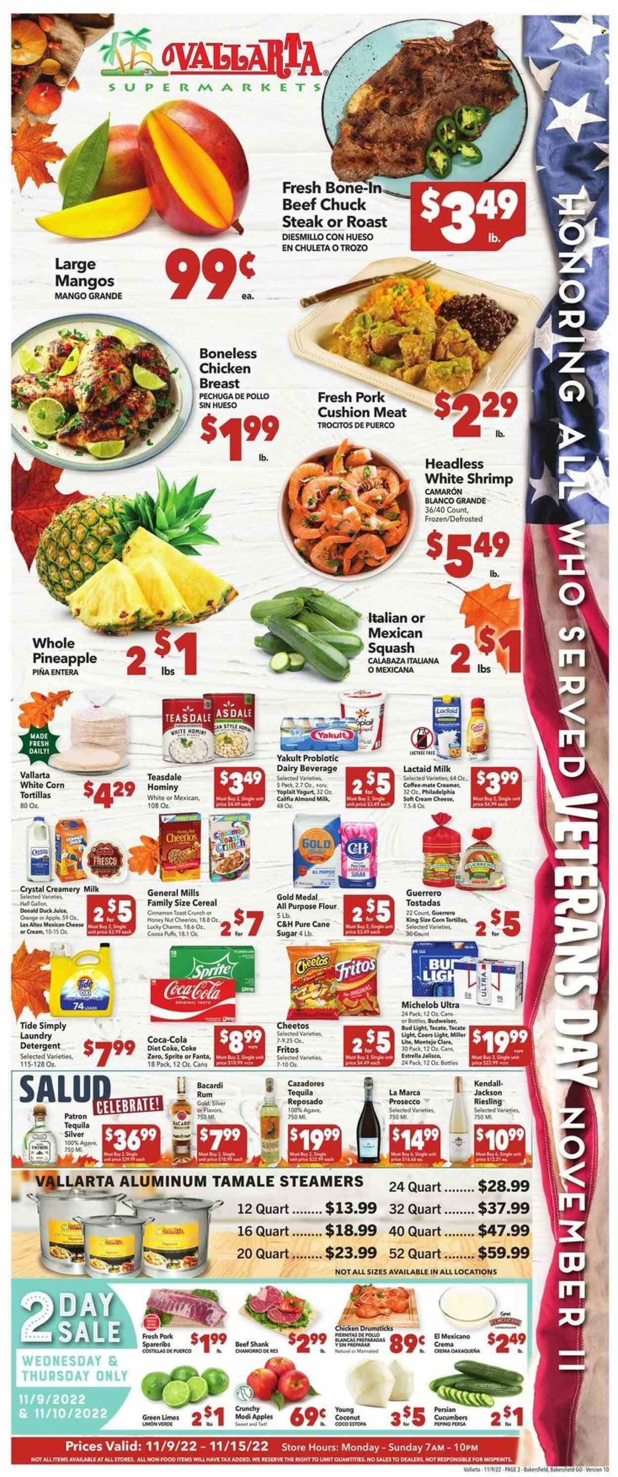 Vallarta (CA) Weekly Ad Flyer Specials November 9 to November 15, 2022