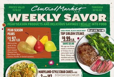 Central Market (TX) Weekly Ad Flyer Specials November 9 to November 15, 2022