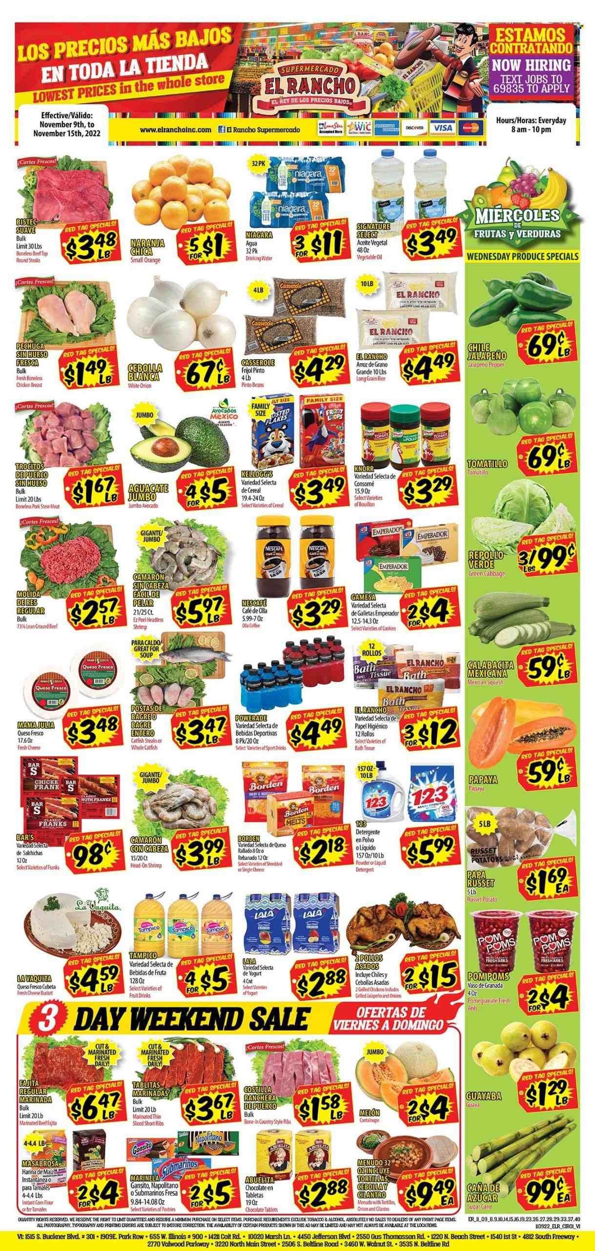 El Rancho (TX) Weekly Ad Flyer Specials November 9 to November 15, 2022