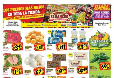 El Rancho (TX) Weekly Ad Flyer Specials November 9 to November 15, 2022