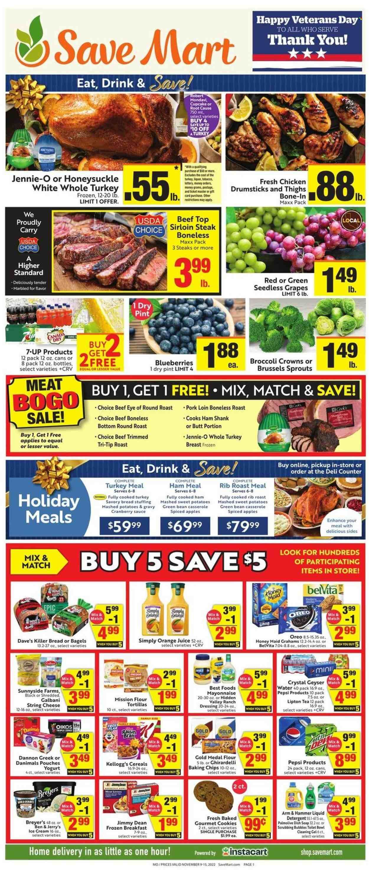 Save Mart (CA, NV) Weekly Ad Flyer Specials November 9 to November 15, 2022