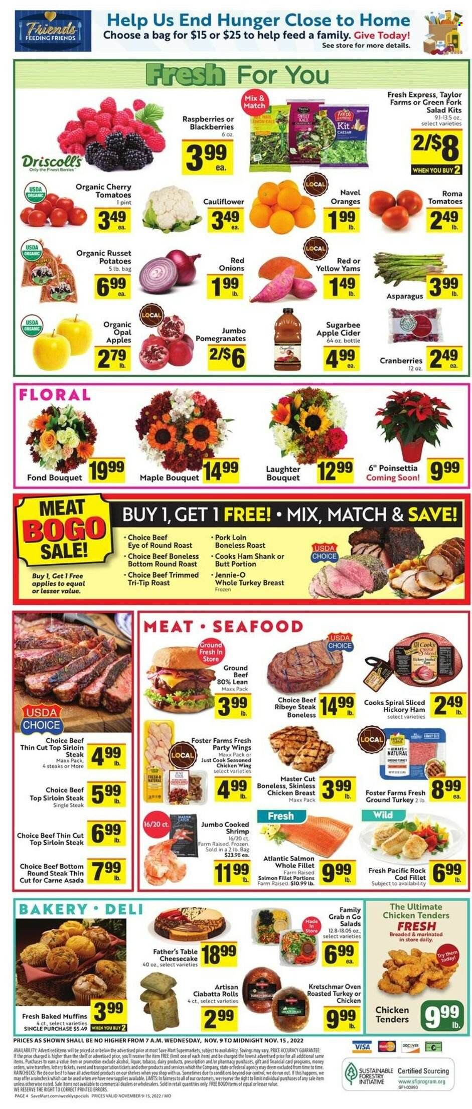 Save Mart (CA, NV) Weekly Ad Flyer Specials November 9 to November 15, 2022
