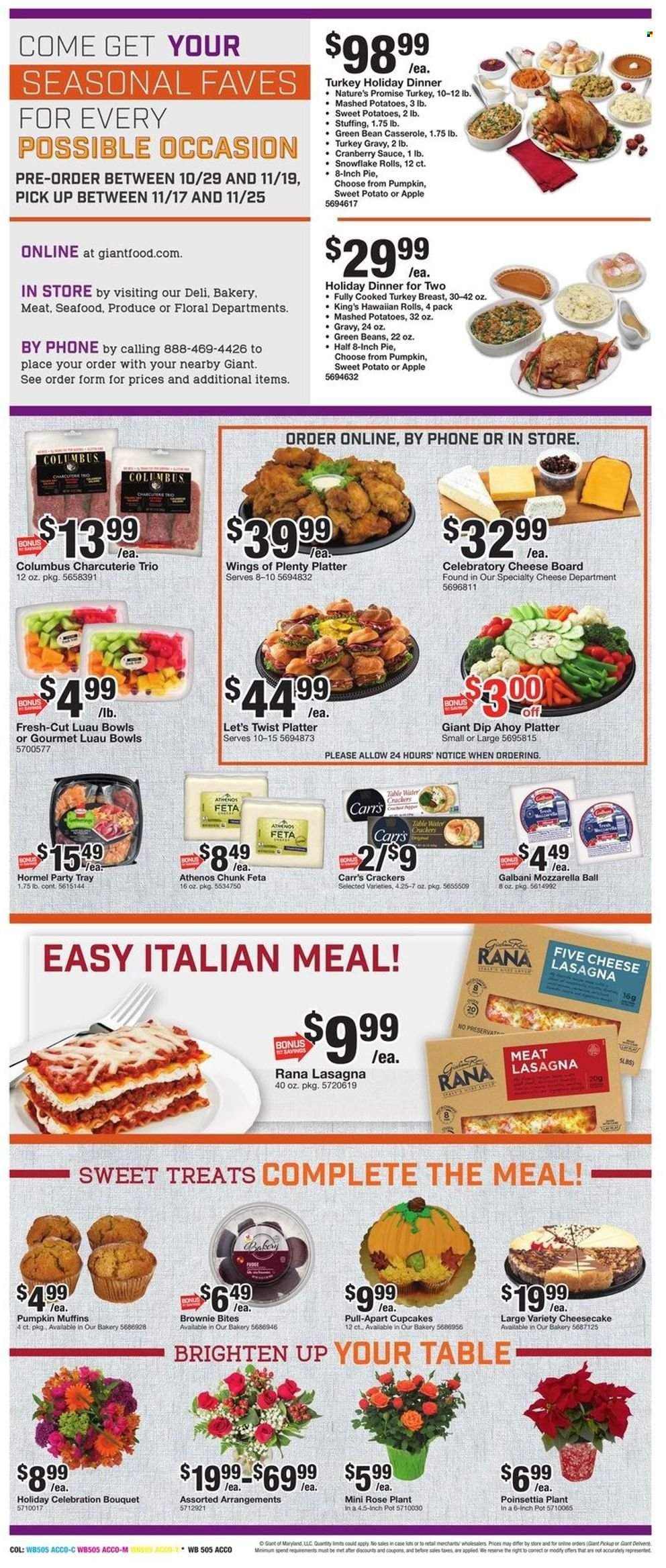 Giant Food (DE, MD, VA) Weekly Ad Flyer Specials November 11 to November 17, 2022