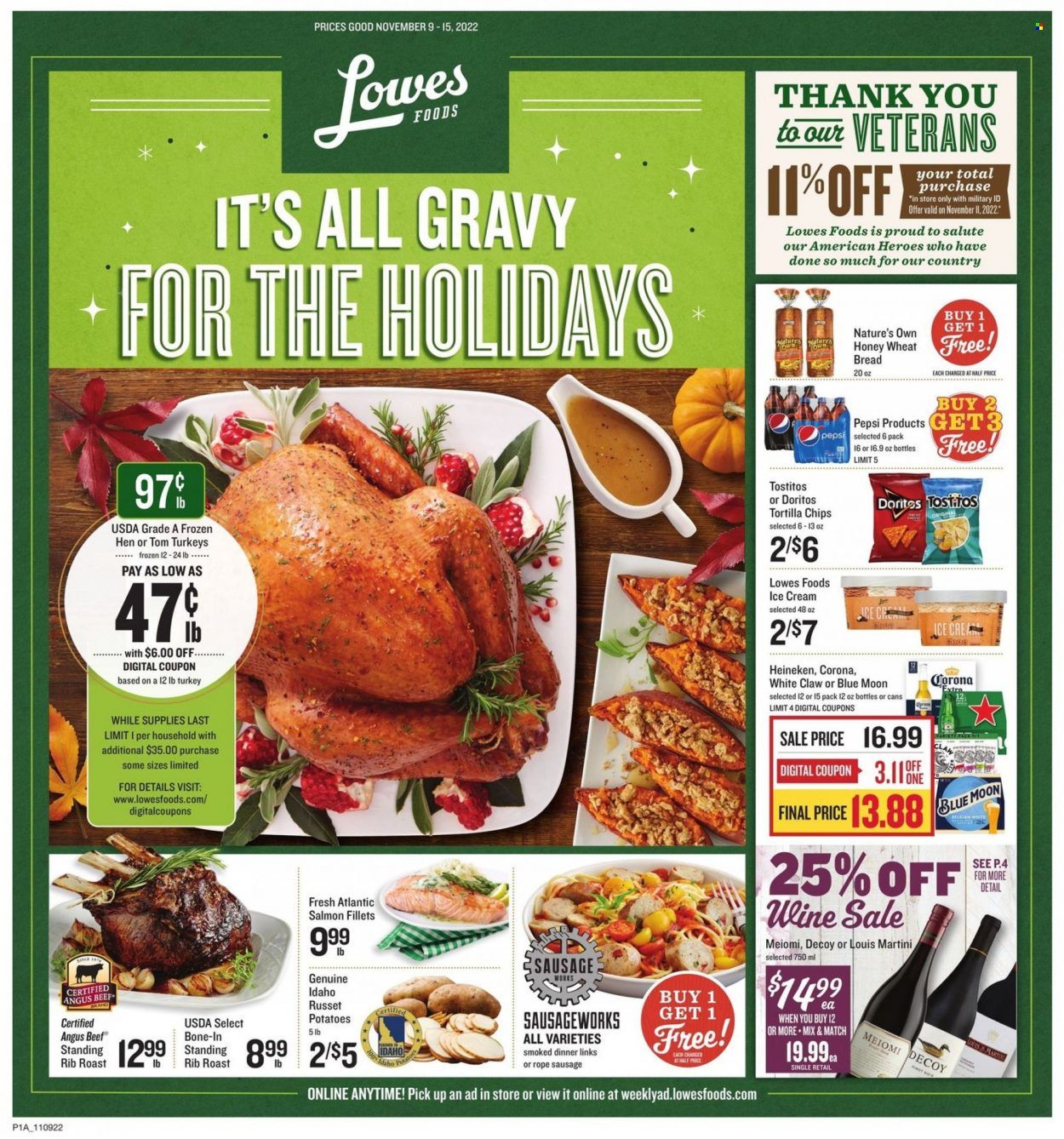 Lowes Foods (NC, SC) Weekly Ad Flyer Specials November 9 to November 15, 2022