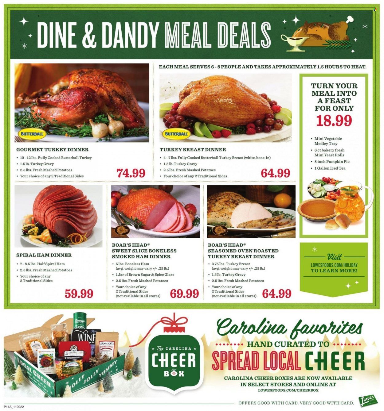 Lowes Foods (NC, SC) Weekly Ad Flyer Specials November 9 to November 15, 2022