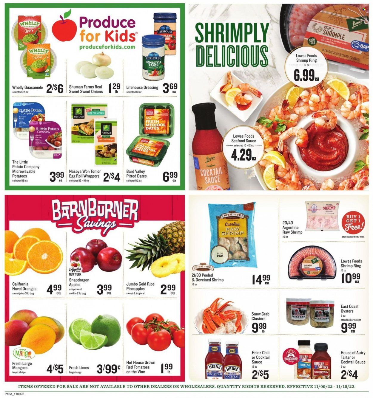 Lowes Foods (NC, SC) Weekly Ad Flyer Specials November 9 to November 15, 2022