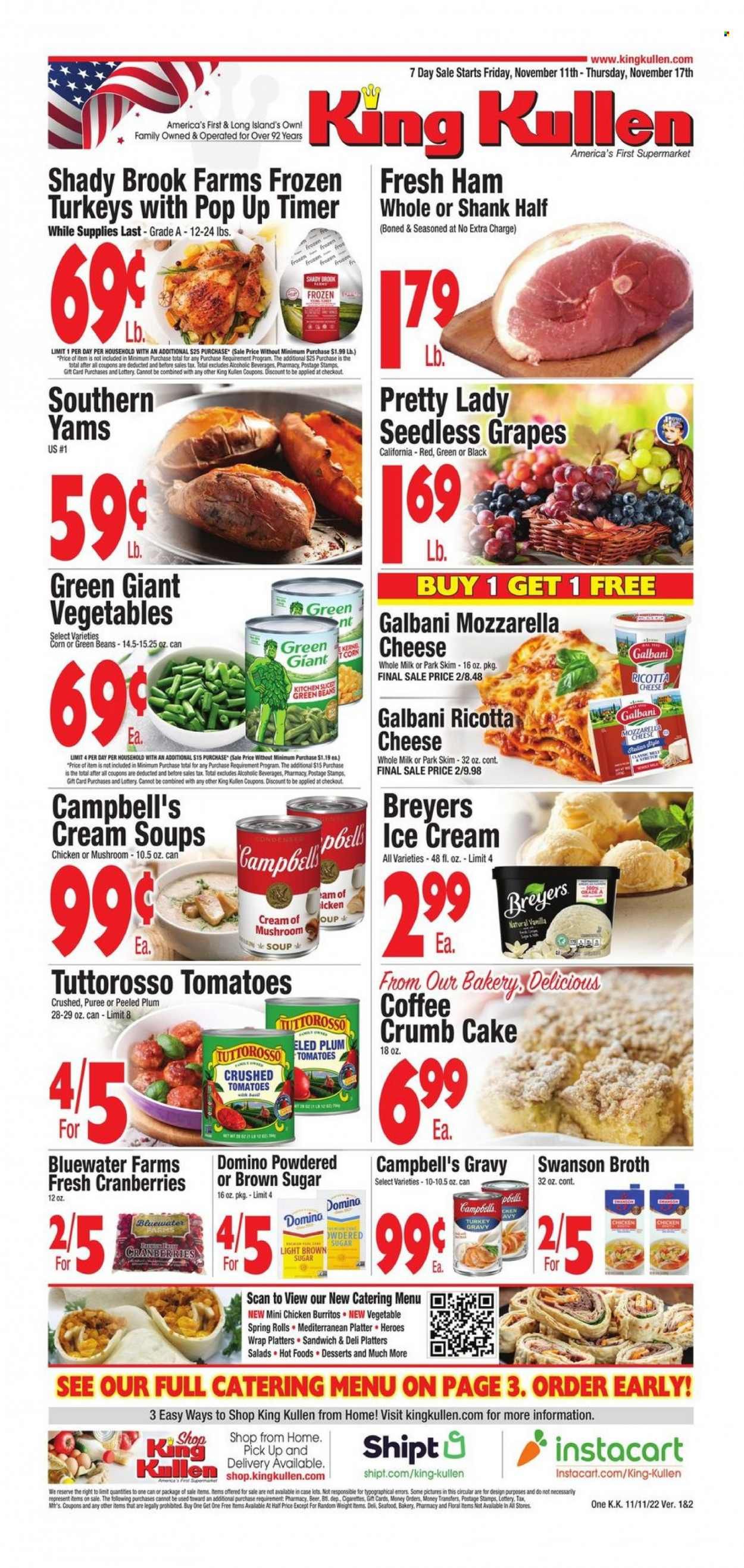 King Kullen (NY) Weekly Ad Flyer Specials November 11 to November 17, 2022