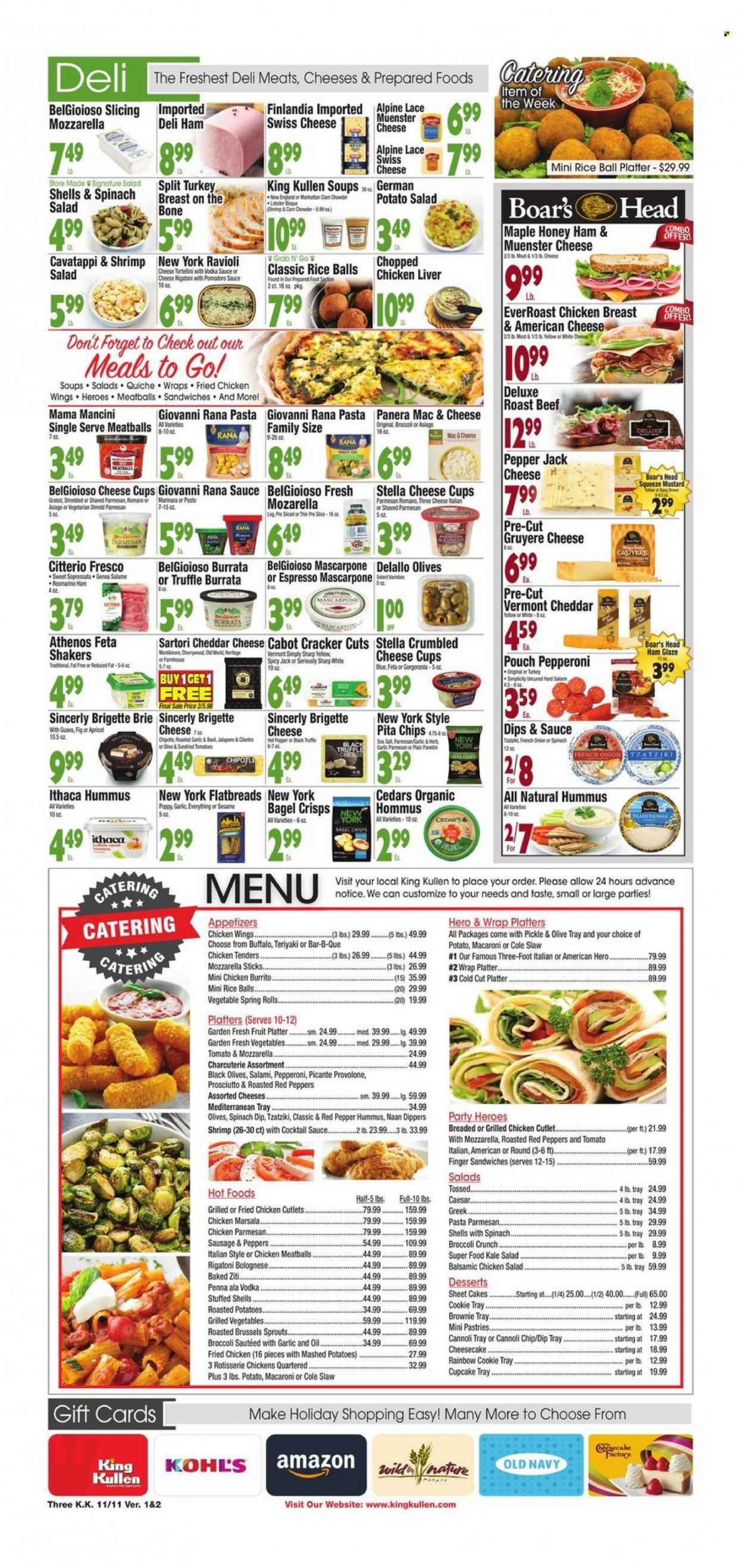 King Kullen (NY) Weekly Ad Flyer Specials November 11 to November 17, 2022