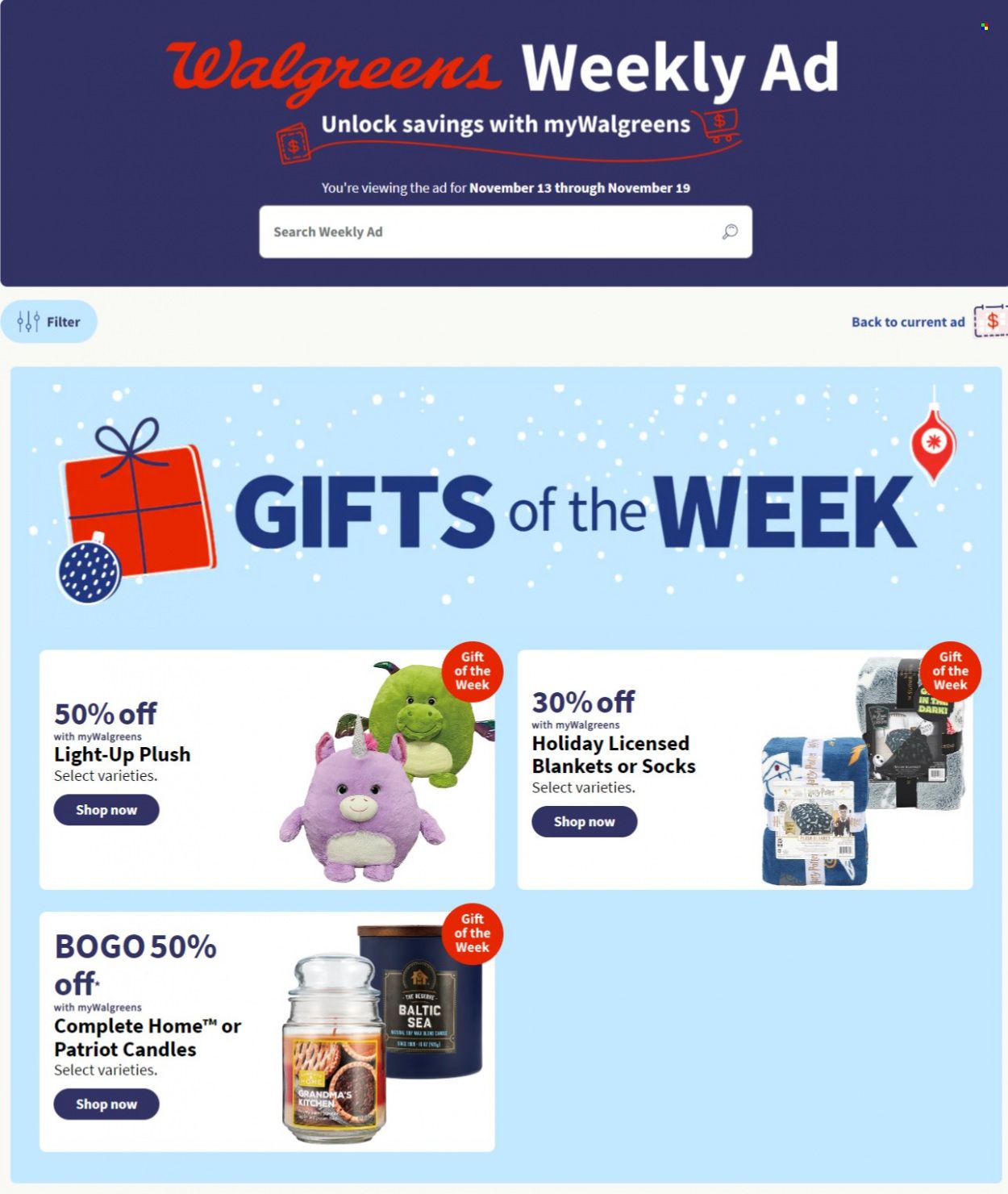 Walgreens Weekly Ad Flyer Specials November 13 to November 19, 2022