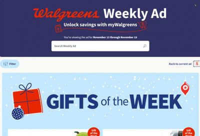 Walgreens Weekly Ad Flyer Specials November 13 to November 19, 2022