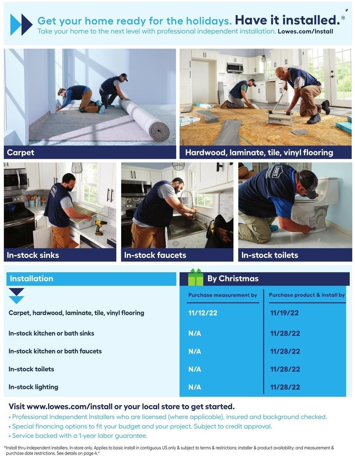 Lowe's Weekly Ad Flyer Specials November 10 to November 16, 2022