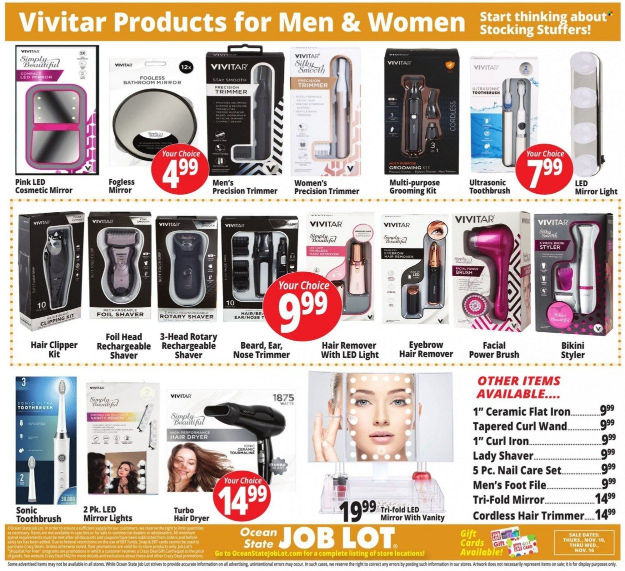 Ocean State Job Lot (CT, MA, ME, NH, NJ, NY, RI, VT) Weekly Ad Flyer Specials November 10 to November 16, 2022