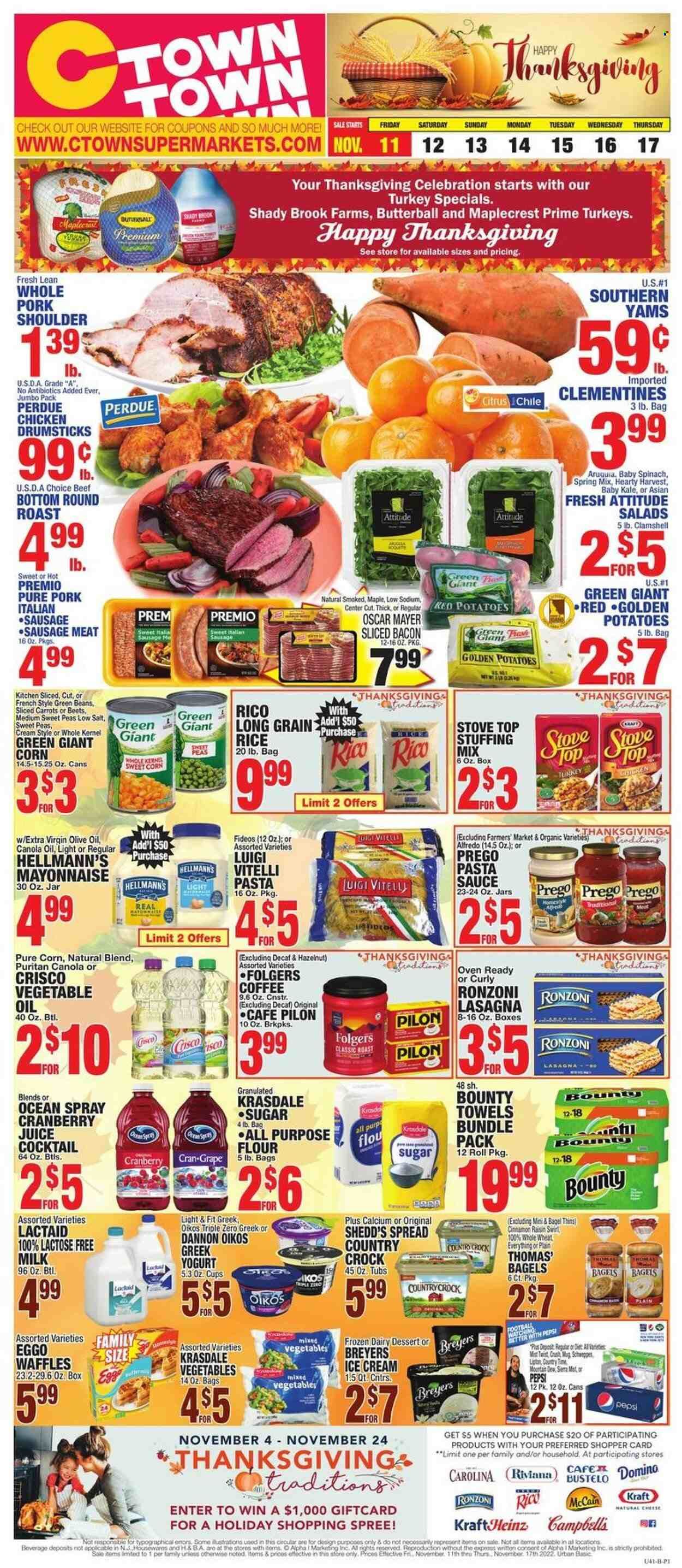 C-Town (CT, FL, MA, NJ, NY, PA) Weekly Ad Flyer Specials November 11 to November 17, 2022
