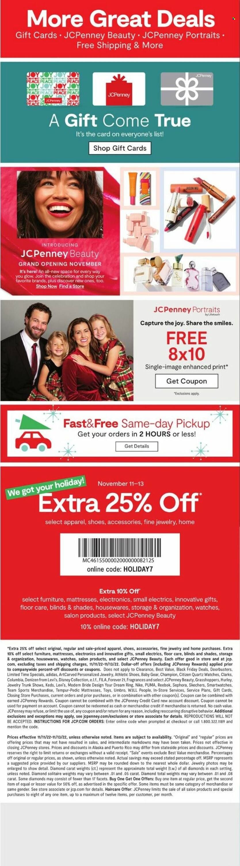 JCPenney Weekly Ad Flyer Specials November 11 to November 13, 2022