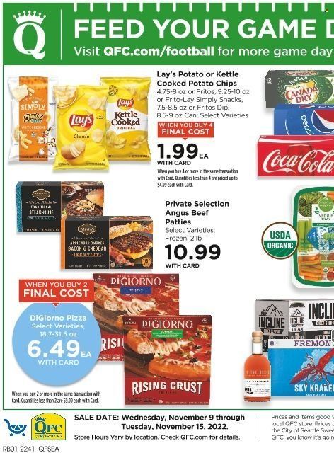 QFC (WA) Weekly Ad Flyer Specials November 9 to November 15, 2022