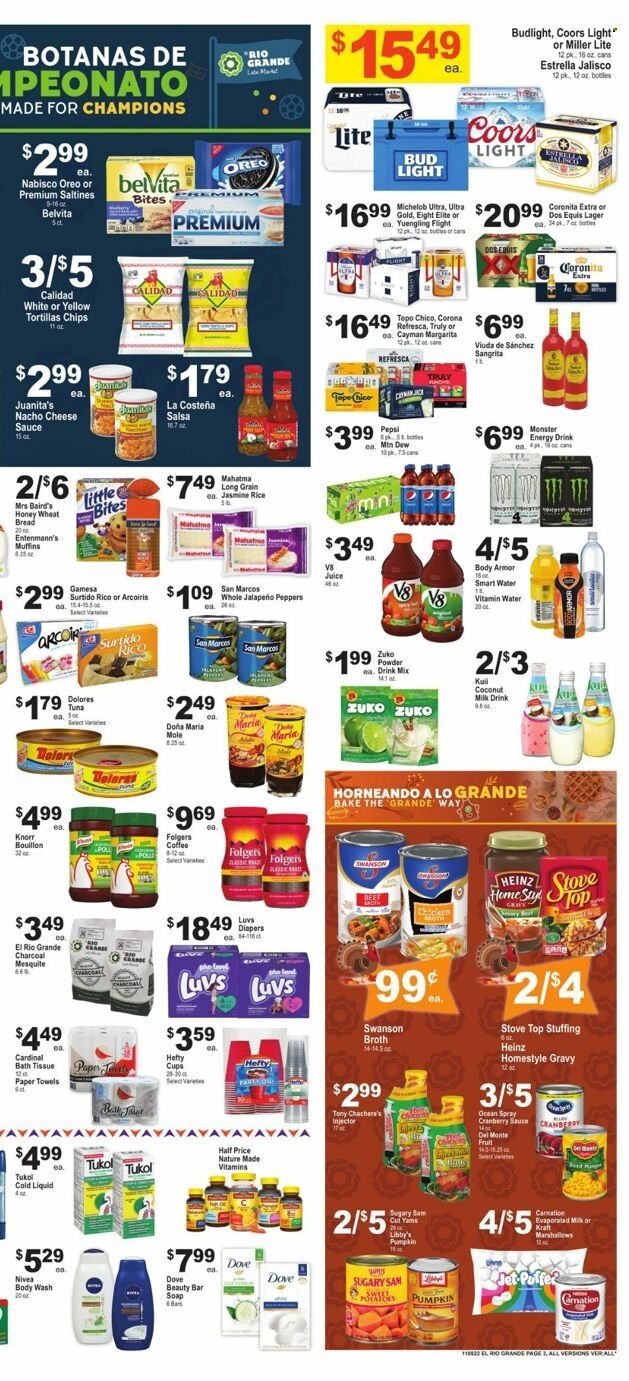 El Rio Grande (TX) Weekly Ad Flyer Specials November 9 to November 15, 2022