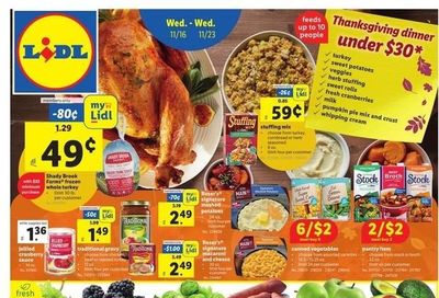 Lidl (GA, MD, NC, NJ, PA, SC, VA) Weekly Ad Flyer Specials November 16 to November 23, 2022