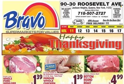 Bravo Supermarkets (CT, FL, MA, NJ, NY, PA) Weekly Ad Flyer Specials November 11 to November 17, 2022
