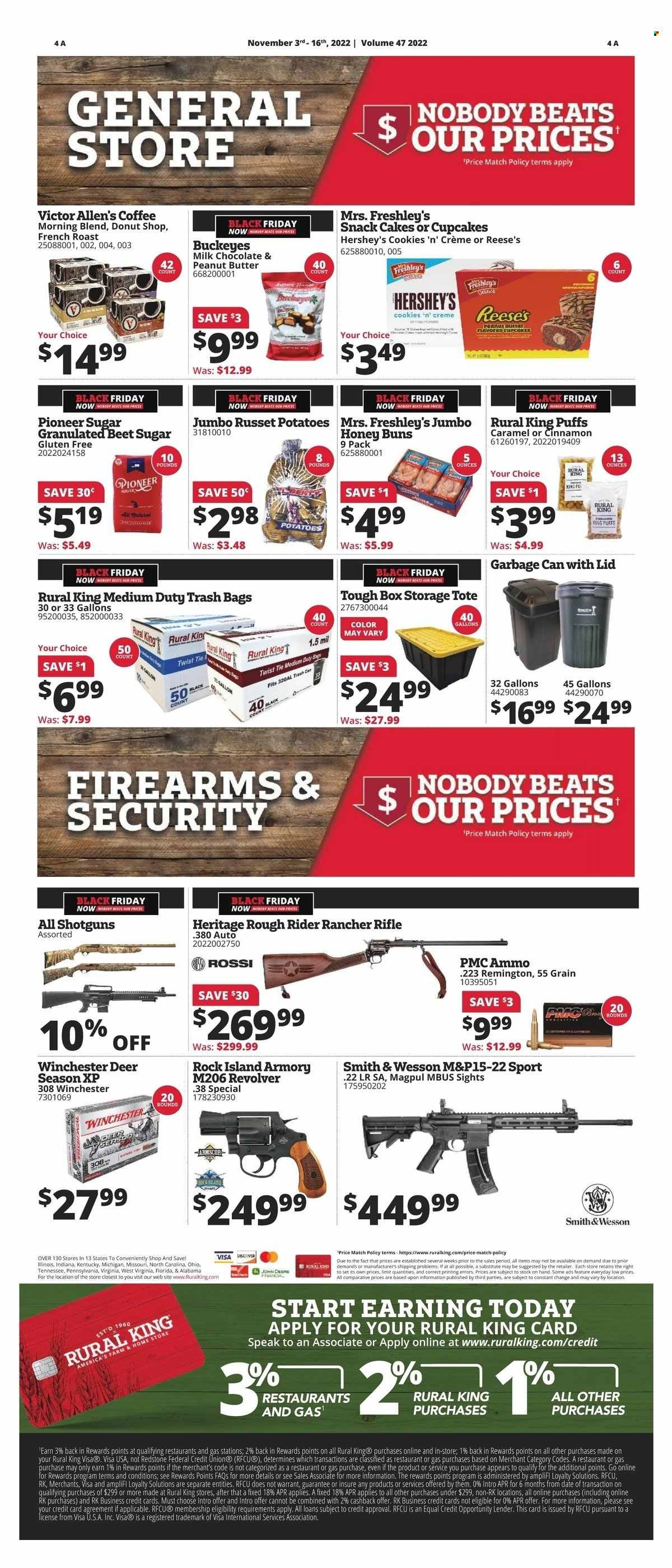 Rural King Weekly Ad Flyer Specials November 3 to November 16, 2022