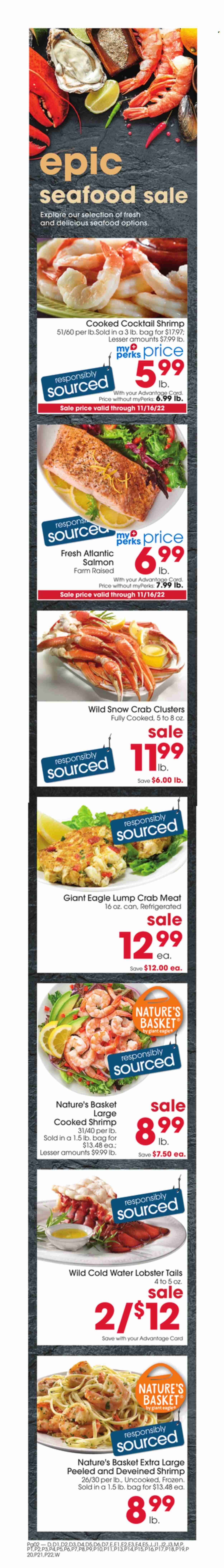Giant Eagle (OH, PA) Weekly Ad Flyer Specials November 10 to November 16, 2022