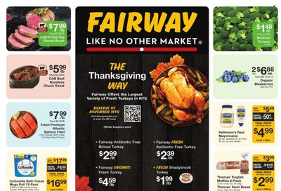 Fairway Market (CT, NJ, NY) Weekly Ad Flyer Specials November 11 to November 17, 2022