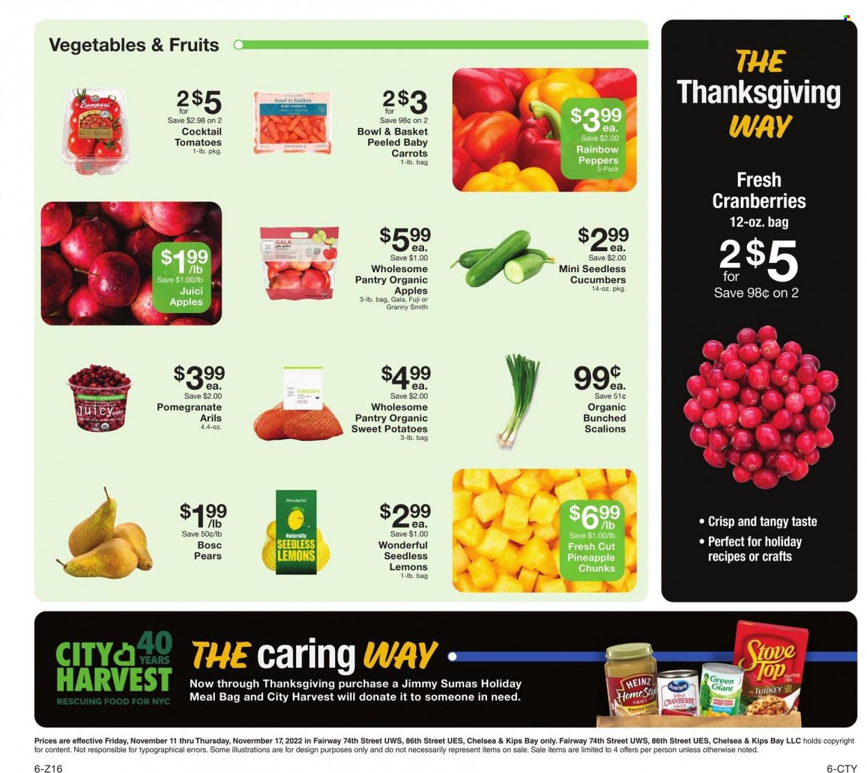 Fairway Market (CT, NJ, NY) Weekly Ad Flyer Specials November 11 to November 17, 2022