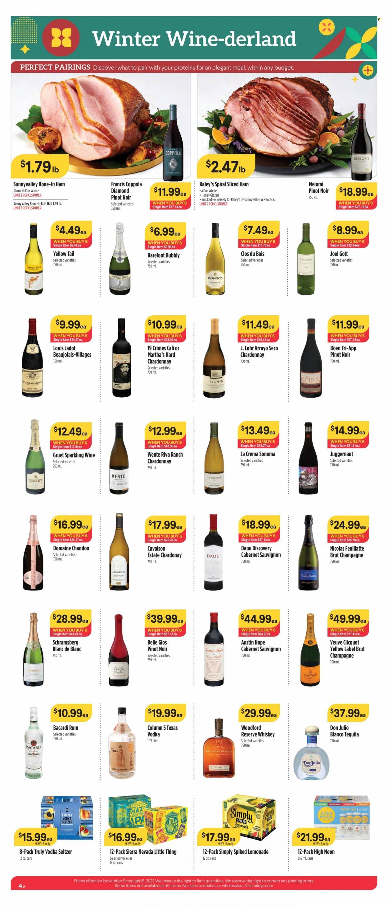 Raley's (CA, NV) Weekly Ad Flyer Specials November 9 to November 15, 2022