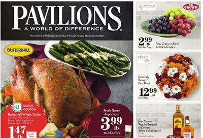 Pavilions (CA) Weekly Ad Flyer Specials November 9 to November 15, 2022