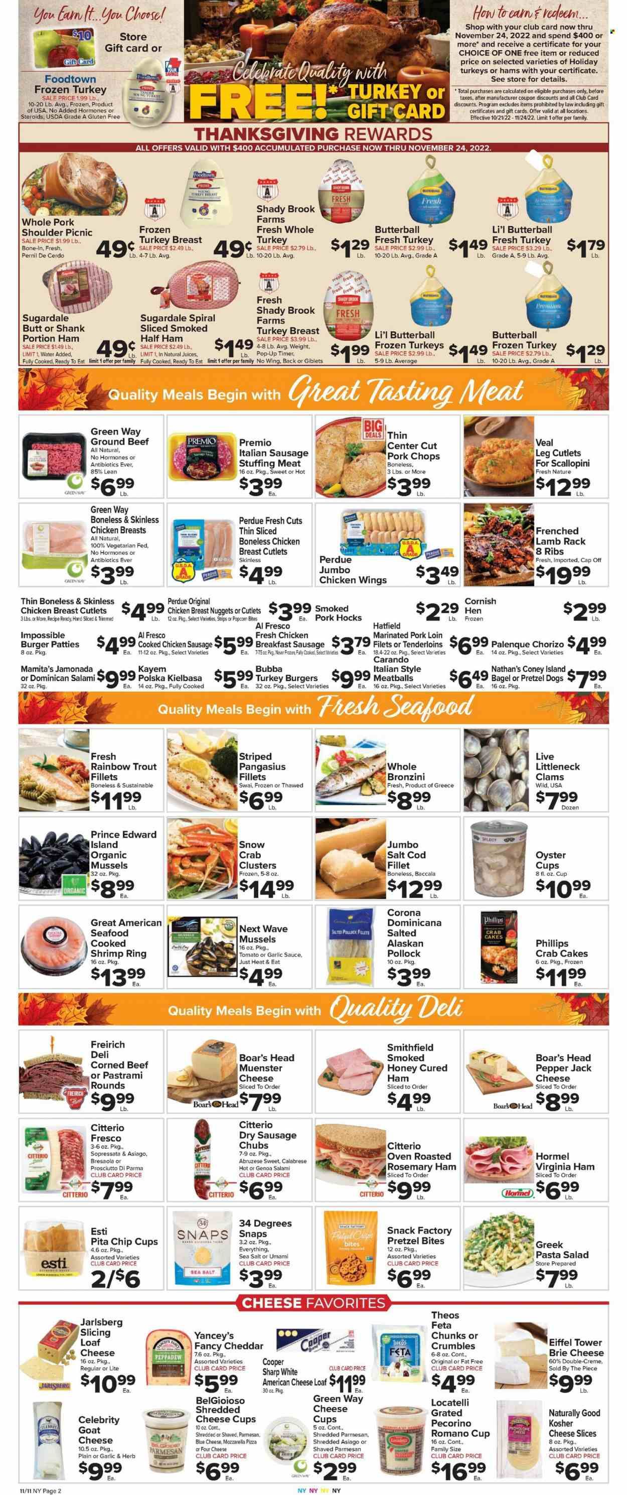 Foodtown (NJ, NY, PA) Weekly Ad Flyer Specials November 11 to November 17, 2022