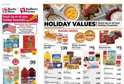 Roche Bros. (MA) Weekly Ad Flyer Specials November 11 to November 17, 2022